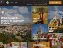 Tablet Screenshot of hotelcasacalli.com